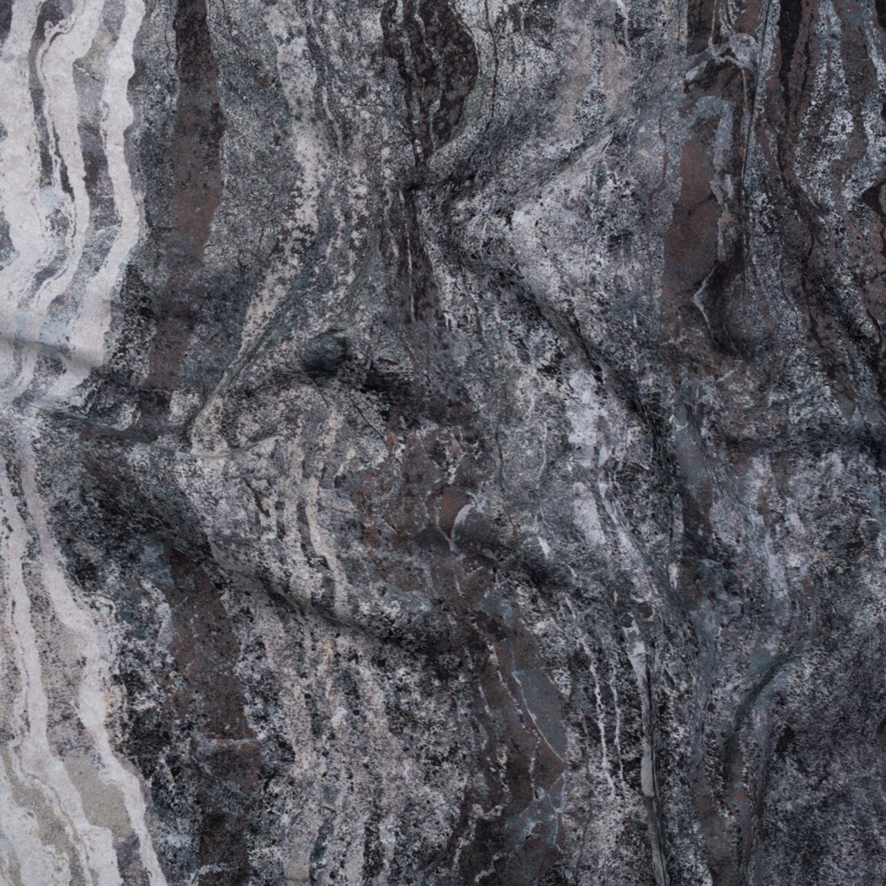 1 Yard Quilting Cotton Fabric Graphite Swirling Lines Gradient Ombre II Collection